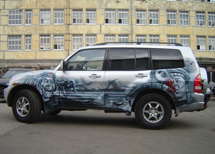 Shabovta.ru: Рисунок на автомобиль, Роспись авто, аэрография Проект «Тора, Тора, Тора»
